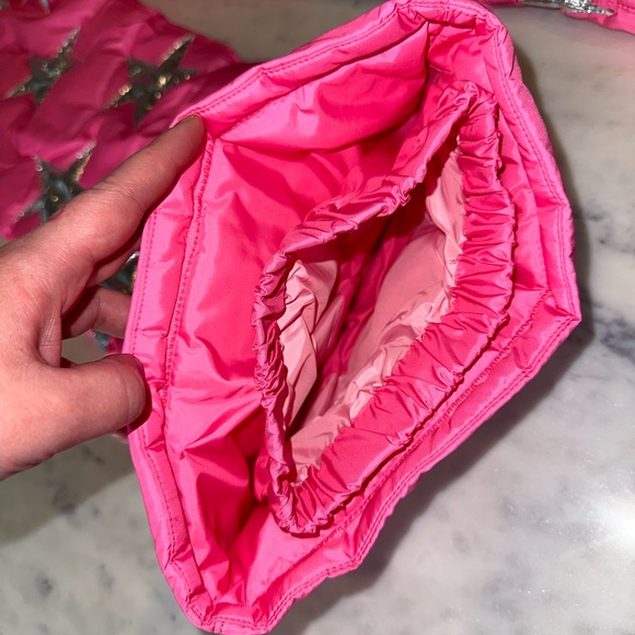 ERL Pink Star Puffer Pants Snowboarding Pants - Picture 3 of 9